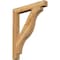 Ekena Millwork Funston Block Rough Sawn Bracket, Western Red Cedar, 4"W x 32"D x 40"H BKT04X32X40FST05RWR - alternate 1